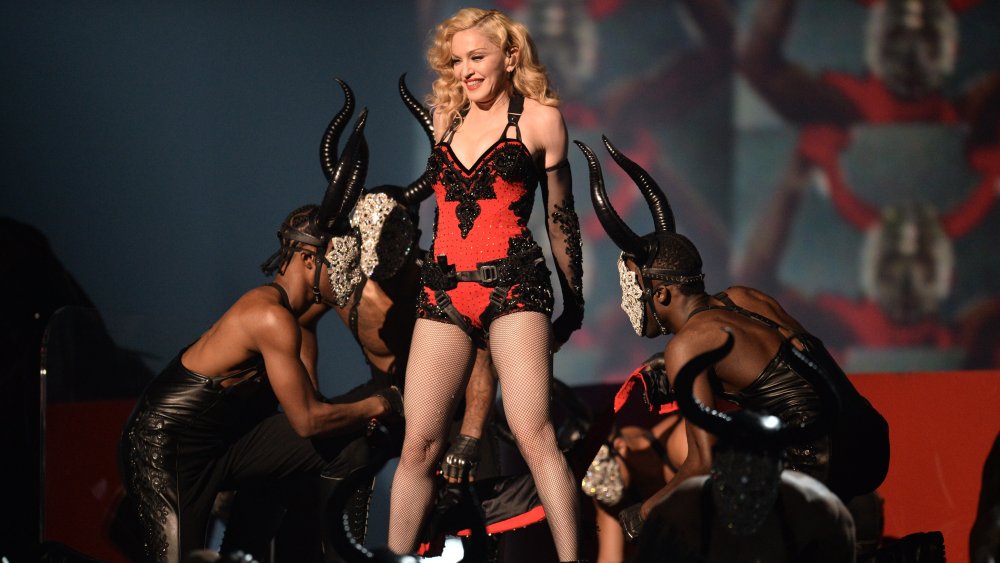 Madonna with dancers