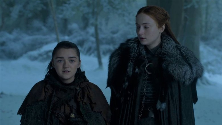 Arya and Sansa, season 7