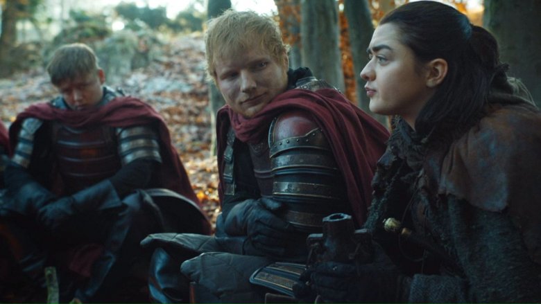 Ed Sheeran and Maisie Williams, Game of Thrones