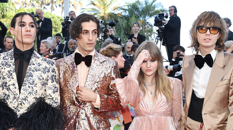 Maneskin on the red carpet