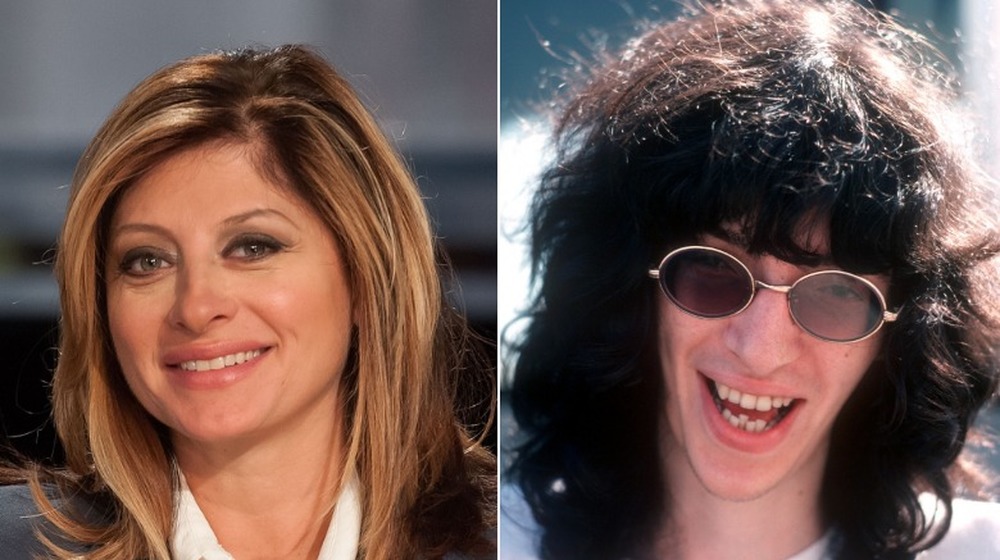 Maria Bartiromo, Joey Ramone; split