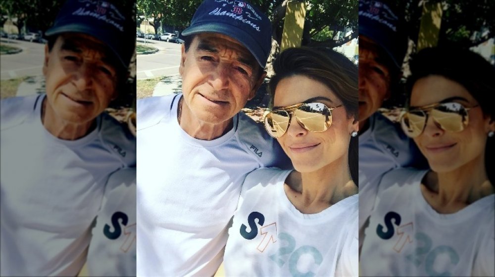 Maria Menounos with her father