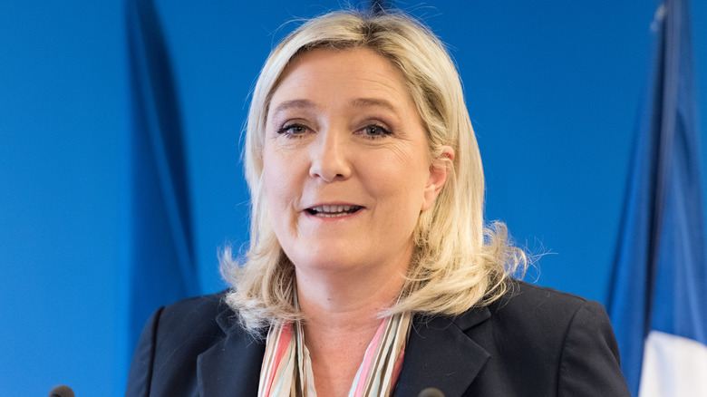 Marine Le Pen smiling