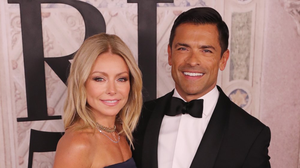 Kelly Ripa and Mark Consuelos at New York Fashion Week in 2018