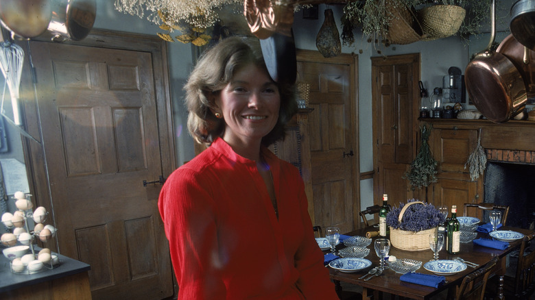 Martha Stewart in the '70s, smiling