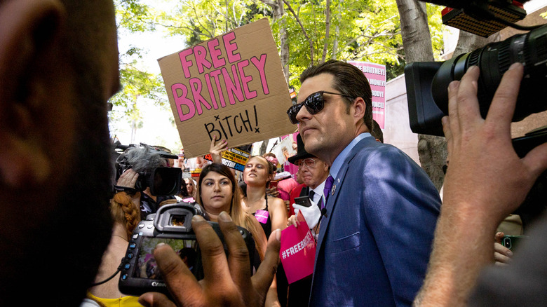 Matt Gaetz at #FreeBritney rally