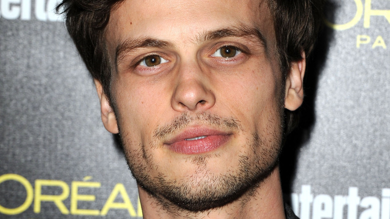 Matthew Gray Gubler looks on