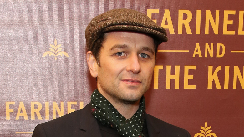 Matthew Rhys in wool cap