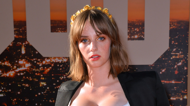 Maya Hawke with bangs