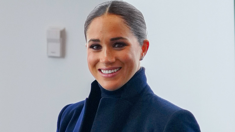 Meghan Markle smiling