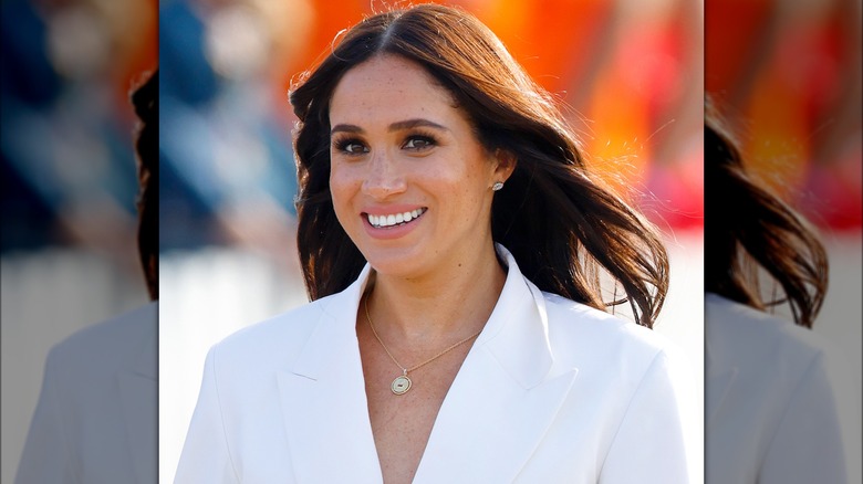 Meghan Markle smiling