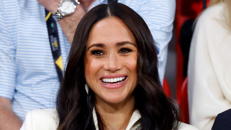 Meghan Markle smiling