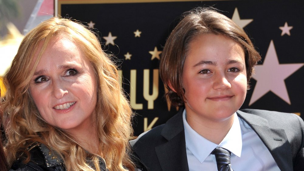 Melissa Etheridge and son Beckett 