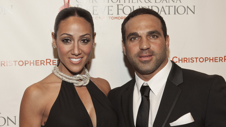 Melissa Gorga and Joe Gorga on the red carpet