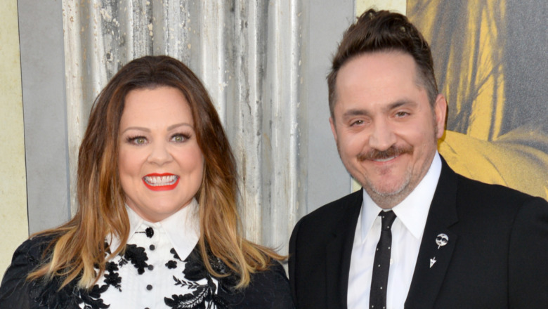 Melissa McCarthy and Ben Falcone smiling