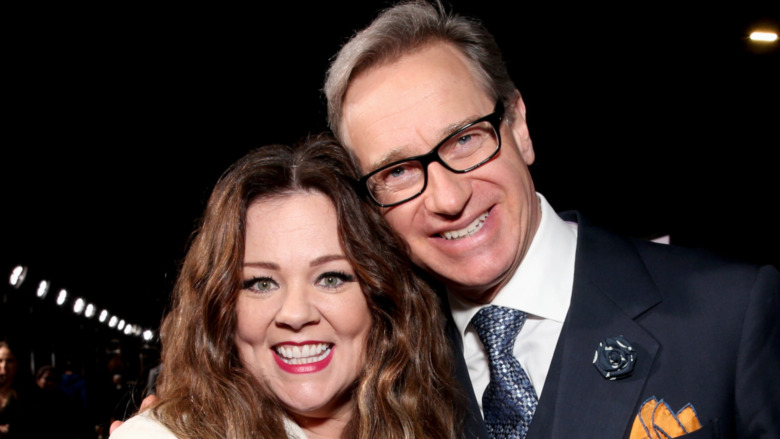 Melissa McCarthy and Paul Feig smiling