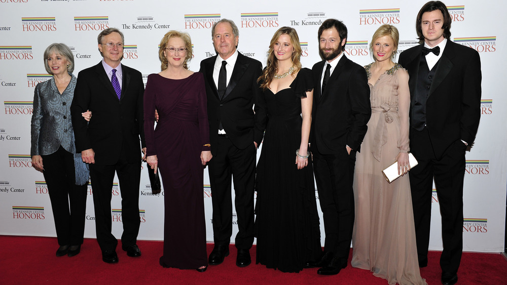 Maeve Kinkaid III, Harry Streep, Meryl Streep, Don Gummer, Grace Gummer, Henry Gummer, Mamie Gummer, and Ben Walker Davis at the Kennedy Center Honors