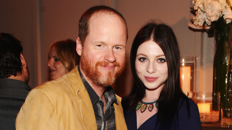 Joss Whedon and Michelle Trachtenberg together in 2012