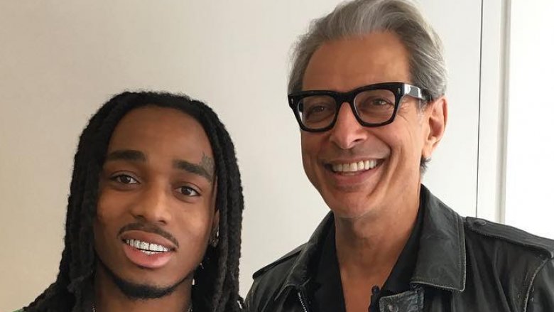 Quavo and Jeff Goldblum on Instagram