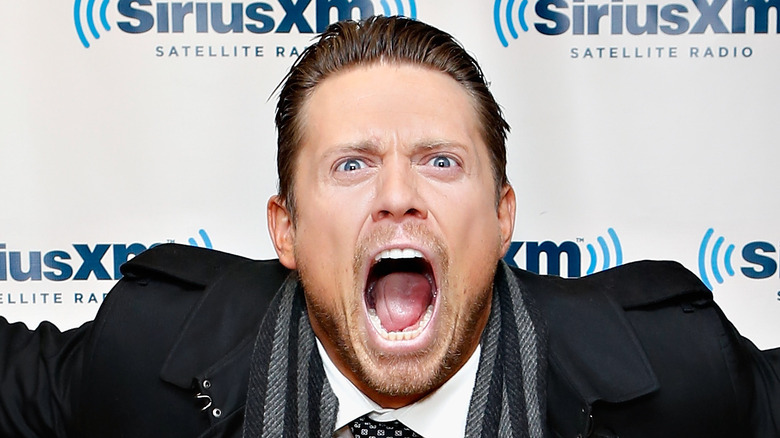 Mike Mizanin with his mouth open