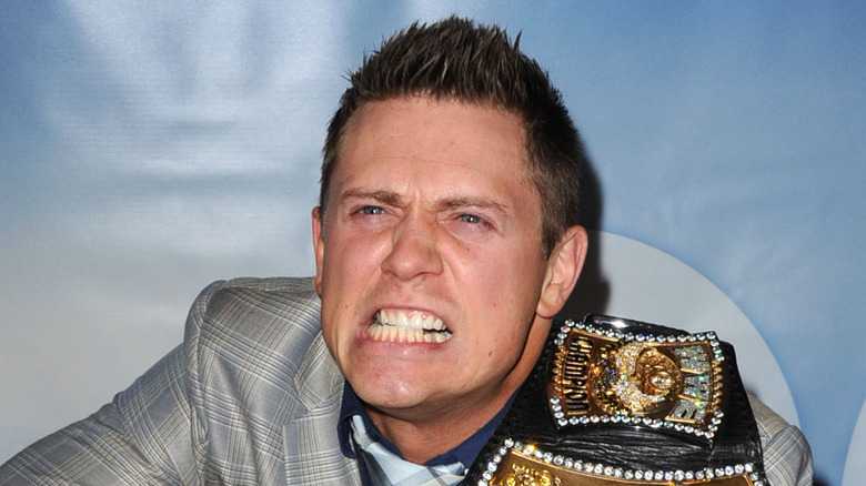 Mike Mizanin making a grimacing face