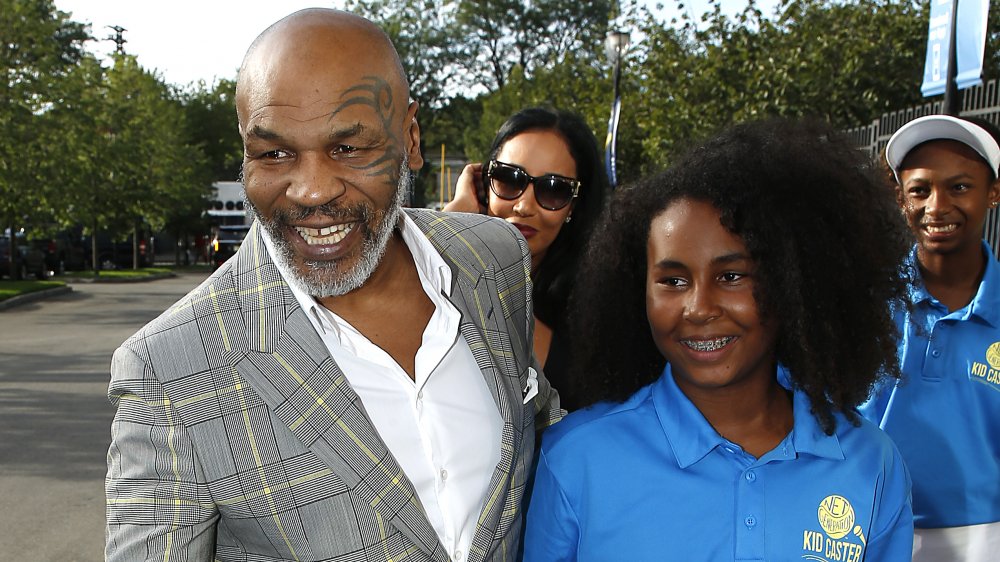 Milan Tyson and Milan Tyson at the USTA Opening Night Gala Blue Carpet