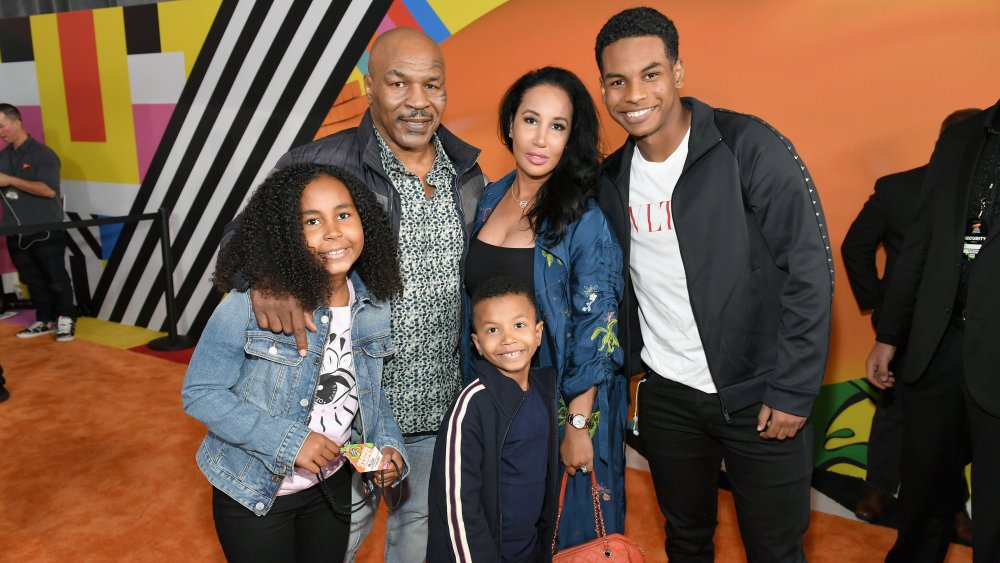 Mike Tyson and his family at Nickelodeon's 2018 Kids' Choice Awards 