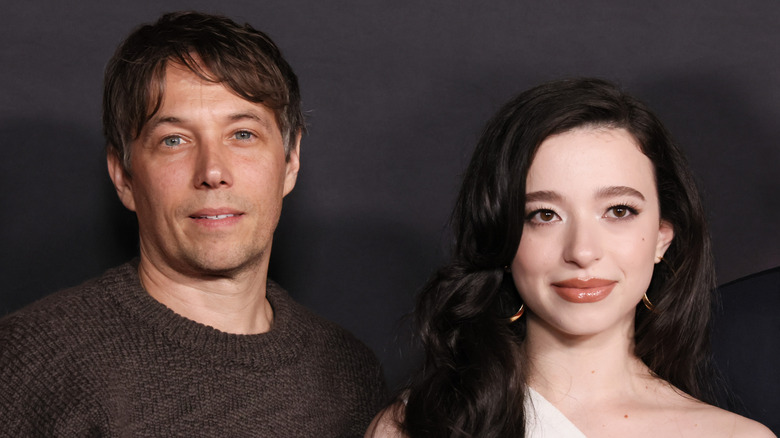 Sean Baker and Mikey Madison at an event