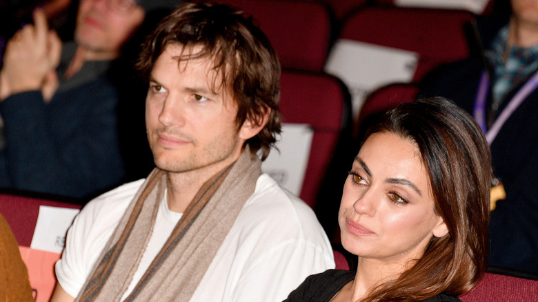 Spouses Ashton Kutcher and Mila Kunis