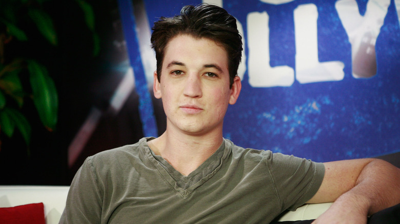 Miles Teller posing