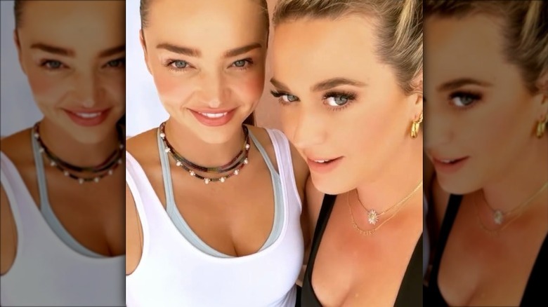 Miranda Kerr and Katy Perry