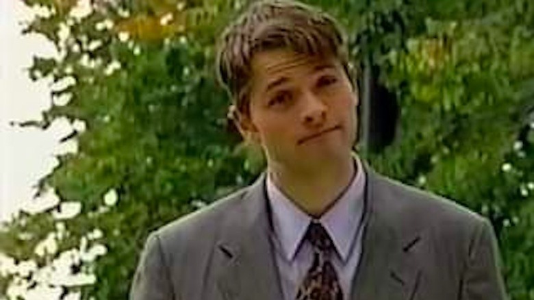 Misha Collins as a White House intern