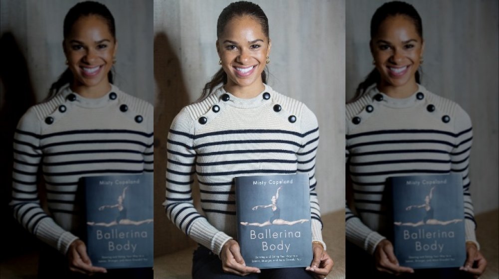 Misty Copeland promoting one of her books