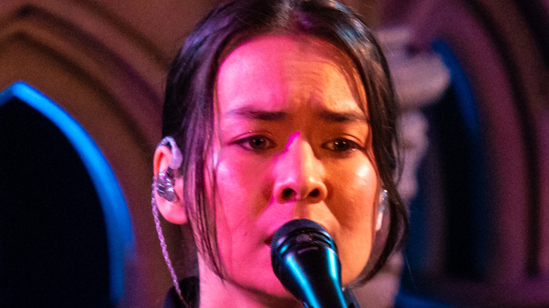 Mitski on stage