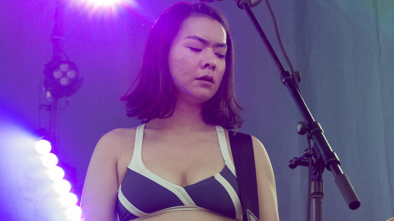 Mitski on stage