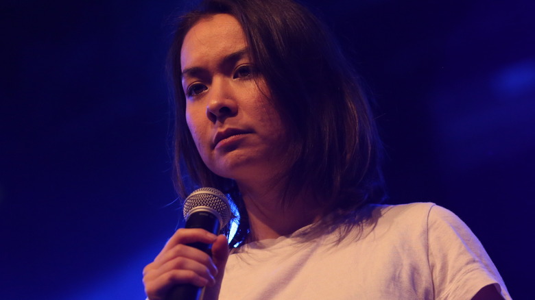 Mitski on stage