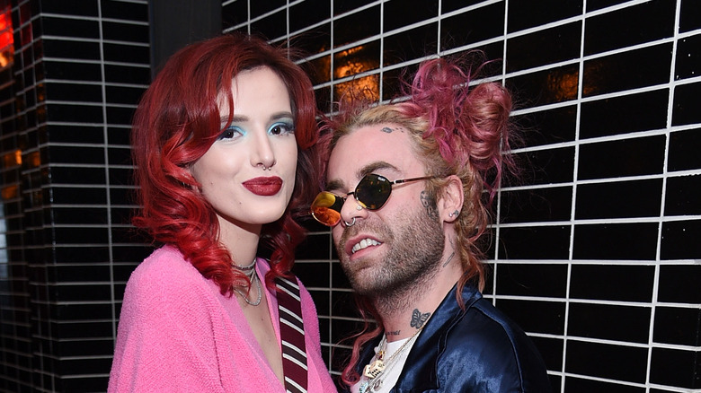 Bella Thorne and Mod Sun posing