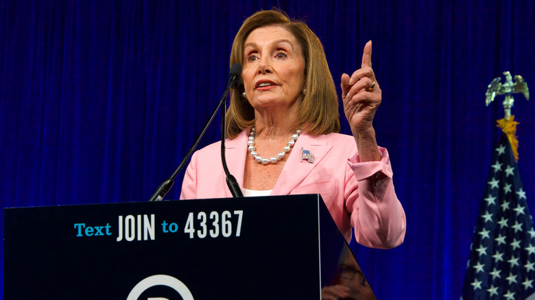 Nancy Pelosi speaking