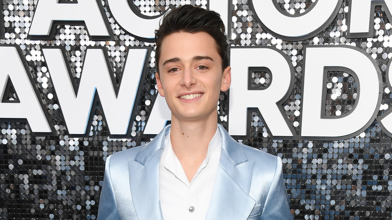 Noah Schnapp smiling