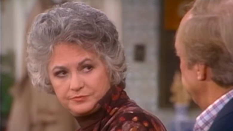 Bea Arthur as Maude looking annoyed