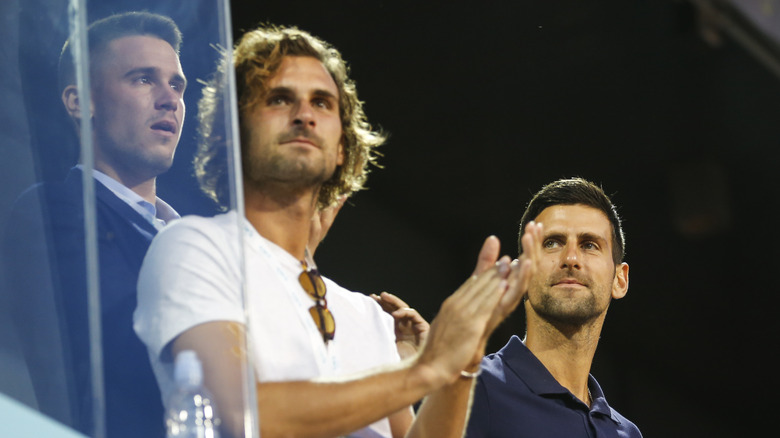 Novak Djokovic and his brothers