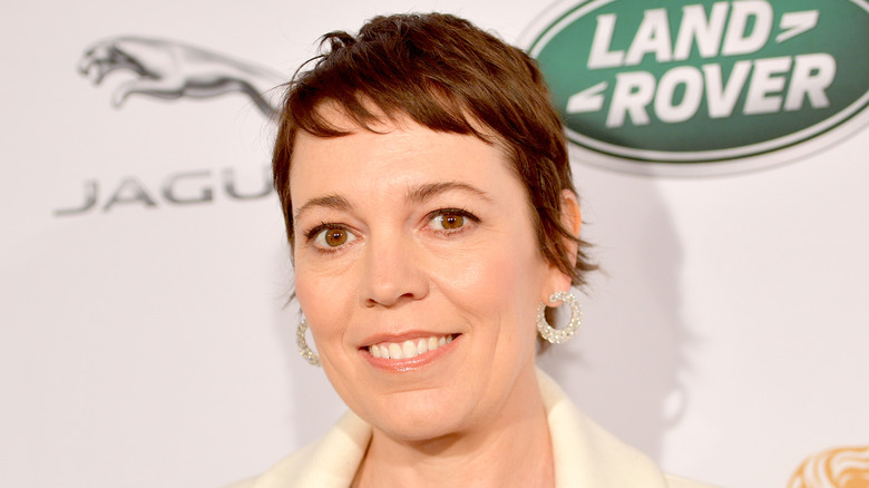 Olivia Colman smiling