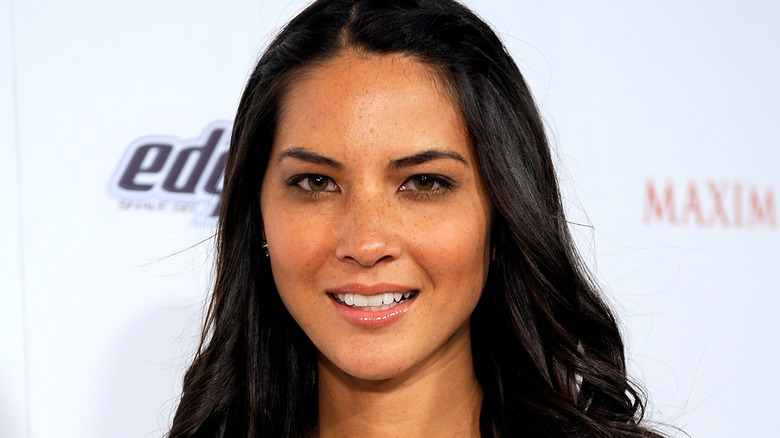 Olivia Munn, smiling