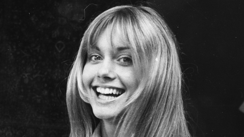 Young Olivia Newton-John smiling 