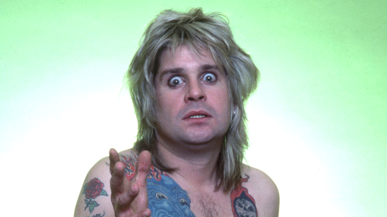 Ozzy Osbourne eyes opened wide in the 1980s