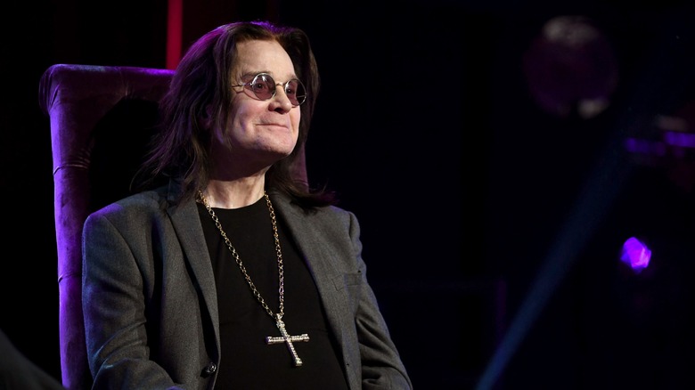 Ozzy Osbourne smiling