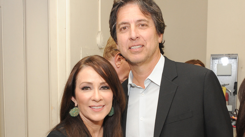 Patricia Heaton standing with Ray Romano