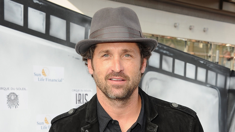 Patrick Dempsey posing at an event