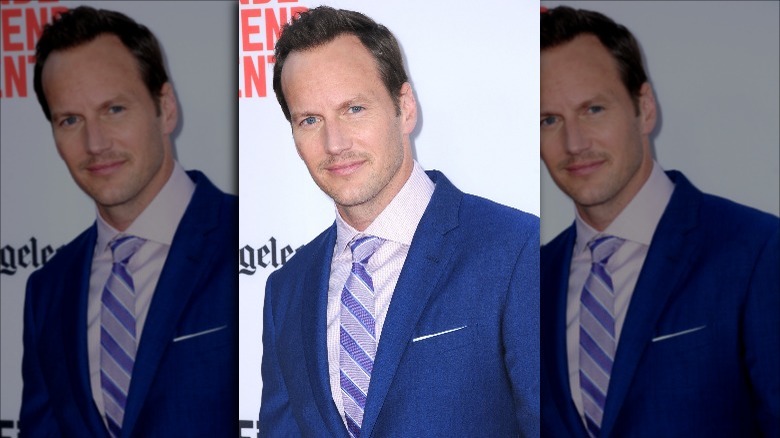 Patrick Wilson posing at The Conjuring 2 premiere