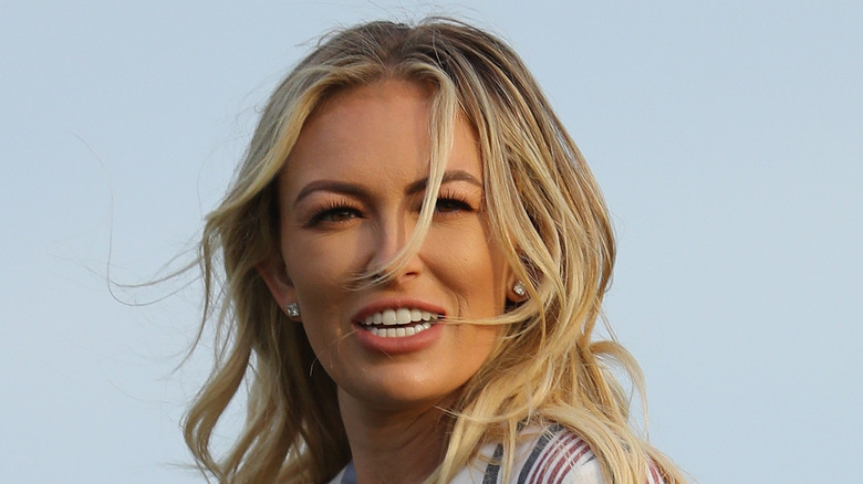 Paulina Gretzky at the 2018 U.S. Open